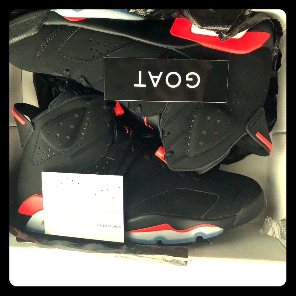 2019 Nike Air Jordan Retro 6 Infrared. Size 13